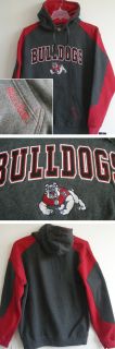 New Fresno State Bulldogs Sewn Hoodie Pullover Jacket Heavy