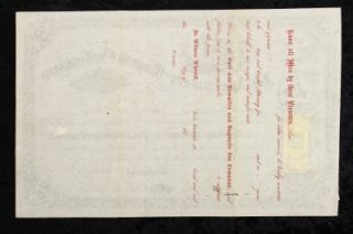 Vintage Paper Document Fort Ann Hematite Magnetite Ore Company Stock