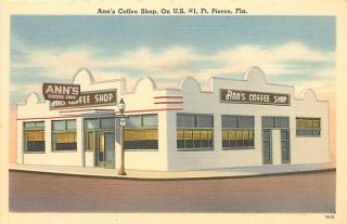 FL Fort Pierce Anns Coffee Shop Town View R36573