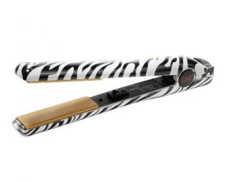  NEW CHI Zebra Tribal Collection 1 Hair Straightening Flat Iron WHITE