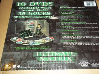 the ultimate matrix dvd collection 10 dvds new with figure book
