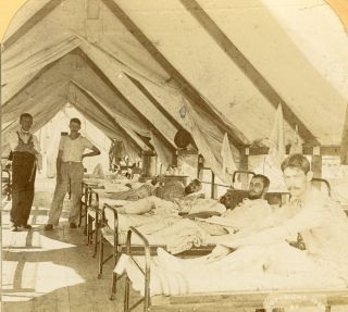  Santiago Soldiers in U s General Hospital Fortress Monroe VA