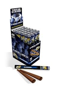 Cyclones Pre Rolled BLUEBERRY Flavored Cone Rolling Papers 1 Box