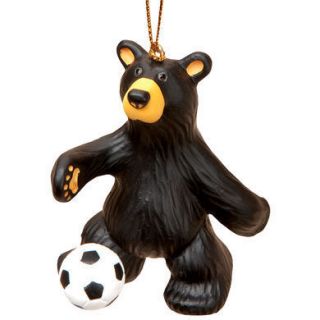  Bears Soccer Bear Christmas Tree Ornament Artist Jeff Fleming