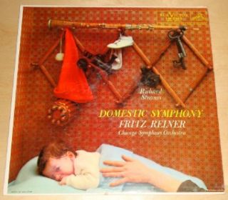  STRAUSS Domestic Symphony Fritz Reiner RCA Victor RED SEAL LP LM 2103