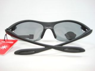 Foster Grant Sport Black Sports Polarized Sunglasses First Down New