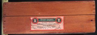 Vintage Riker Jaynes Rapid Flow Fountain Syringe Box