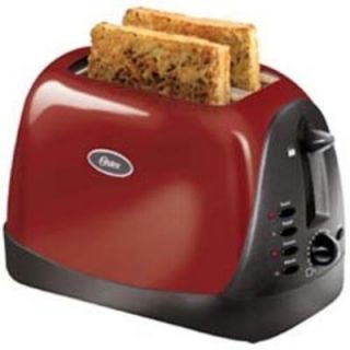 Oster 6307 Inspire 2 Slice Toaster Red Kitchen Appliance New Fast