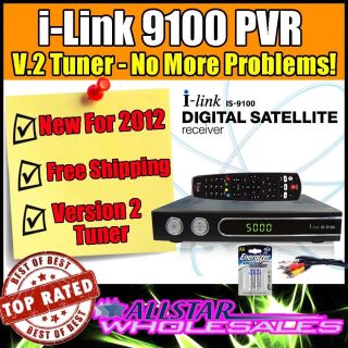 New 2012 I Link 9100 Digital FTA Receiver USB PVR iLink 9000 Plus