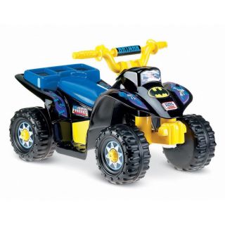 Toddler Power Wheels Batman 4 Wheeler Riding Quad Kids Battery Ride on
