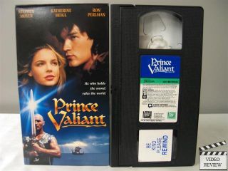 Prince Valiant VHS Stephen Moyer Katherine Heigl Ron Perlman