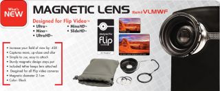  VLMWF Wide Angle Magnetic Lens for the Flip ULTRAHD MINOHD ULTRA MINO