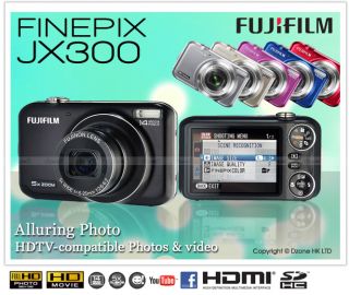  Fuji JX300 14 0 MP 5X Wide Angle 720P Digital Camera Pink