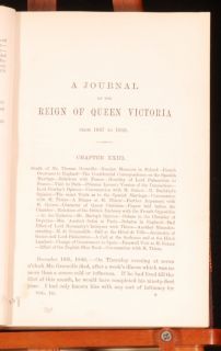 1885 87 5vol GREVILLE MEMOIRS second third part Queen VICTORIA