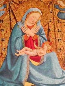 Print Fra Angelico The Madonna of Humility 14X11