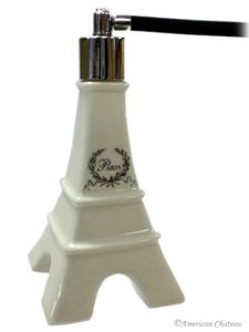 New Paris Eiffel Tower French Vanity Decor Perfume Bottle with Sprayer
