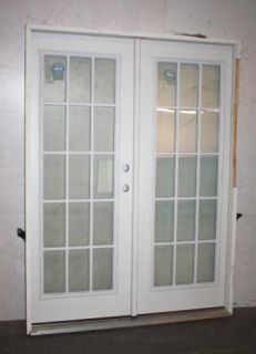  60 x 80 Pre Hung 15 Lite Household Patio Entry French Door