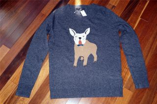 NWT J Crew Frenchie Sweater cardigan Size XS Gray Wool Cashmere Sold