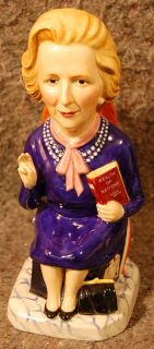 KEVIN FRANCIS Ceramic MARGARET THATCHER PM Toby Character Jug #684 of