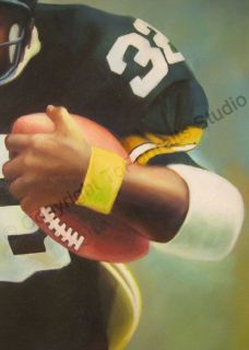 Franco Harris Pittsburgh Steelers Canvas Oil Painting