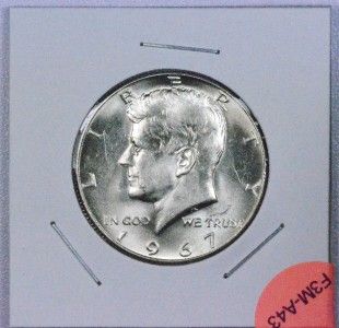 1965 1966 1967 1967 1968 D 1669 D Kennedy Half Dollar 40 Silver