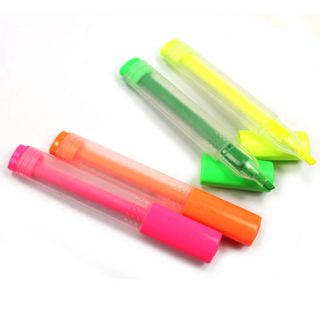 20 pcs 4 Colors Highlighter Fluorescent Liquid Chalk Marker Pen