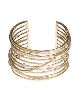 Designed by Rivka Friedman Knotted cuff bracelet 18 karat yellow gold