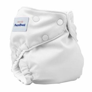 Fuzzi Bunz One Size Pocket Diaper White Cloth Diapers White Diapers
