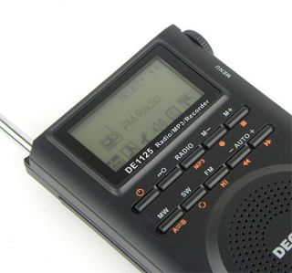 Degen Digital Radio Recorder FM Stereo MW SW Am  Player DSP 4GB