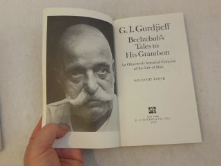 Gurdjieff BEELZEBUBS TALES TO HIS GRANDSON  3 Vols E.P. Dutton