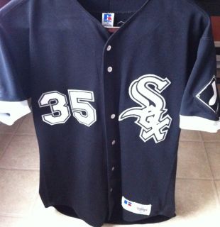 Frank Thomas #35 White Sox Authentic Jersey Russell Athletic