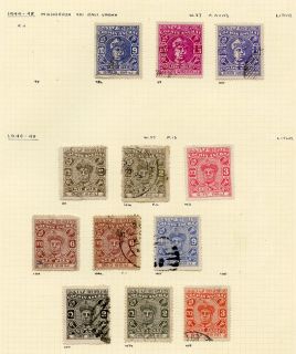 India Cochin 1892 1949 Interesting MH Used Lot from Old Time