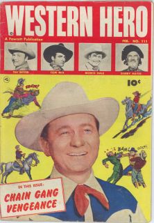 February 1952 Western Hero 111 Gabby Hayes Tom Mix Monte Hale Tex