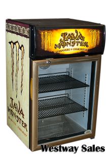  Monster Countertop Glass Front Merchandiser Cooler Refrigerator