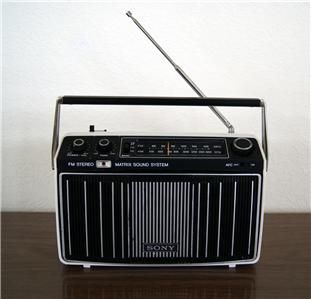Vintage Sony Am FM Stereo Matrix Sound System Radio Model Mr 919W Very