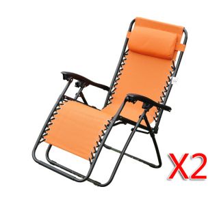  Zero Gravity Chair Folding Recliner Patio Outdoor Lounge Chairs