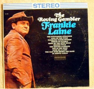 Frankie Laine The Roving Gambler Vinyl LP