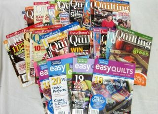  fons porter s quilting magazines you are bidding on a lot of 31 fons