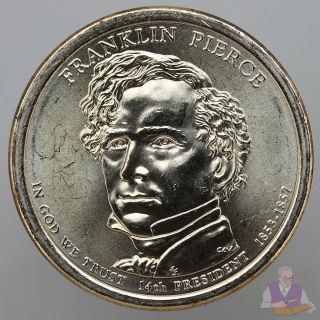 2010 D Presidential Dollar Franklin Pierce BU Clad US Coin