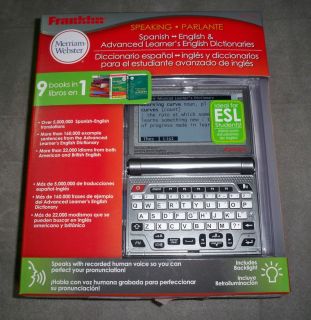 NEW Franklin BES 2150 Spanish English portable Translator for ESL