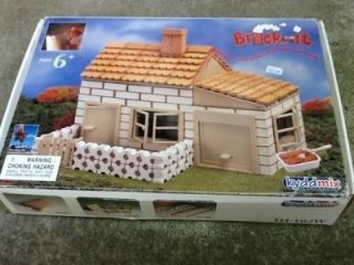 Miniature Brick Laying Building Kit Masonry Construction Toy Game Set