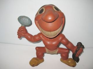 Vintage 1940s Rempel Rubber Toy Fred G Reinert Cleveland Indians Chief