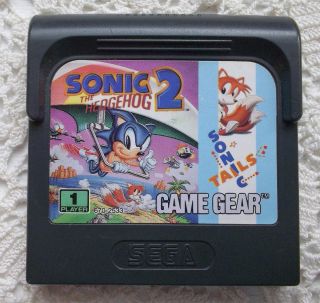  Sonic The Hedgehog 2 and Tails Game Gear