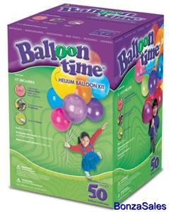 Helium Balloon Kit 50 Balloons Bottle of Helium Gas