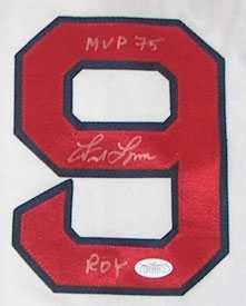 Fred Lynn Signed Auto Inscribed Boston Red Sox Jersey