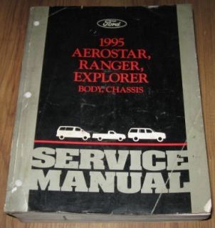 1995 Ford Aerostar Ranger Body Chassis Service Manual