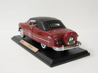 1950 Ford Diecast Model Car   Maisto   118 Scale   Red