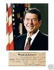 2012 Leaf Oval Office Cut Signature Ronald Reagan/Jimmy Carter 2/3