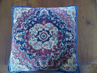  Needlepoint Pillow from Historic Freehold Borough New Jersey
