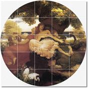 the garden of the hesperides2 by frederick leighton 30x30 inch ceramic